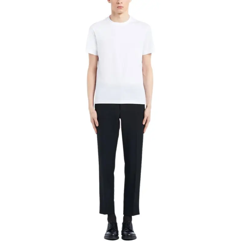 PRADA T-Shirts Men White-2