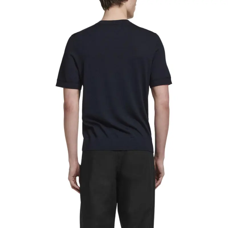COS T Shirts Men Navy Blue-3