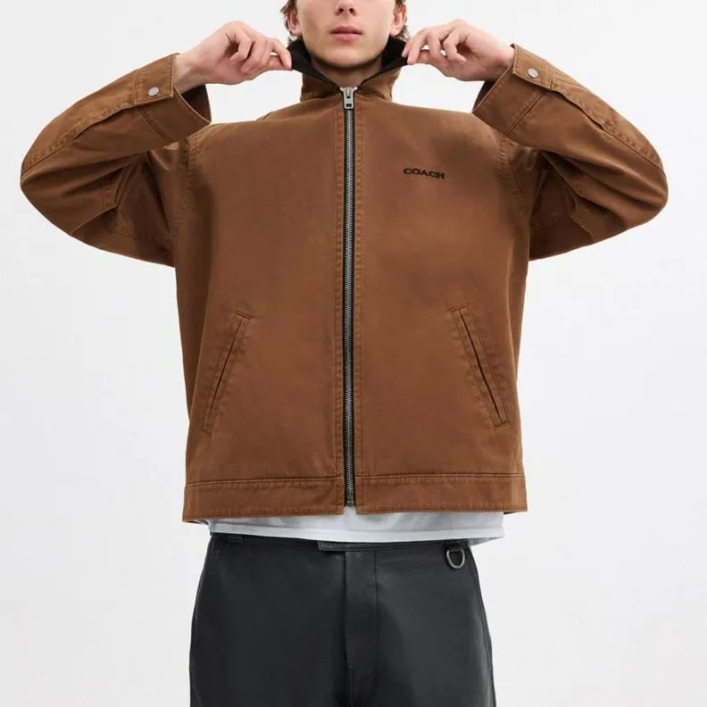 COACH FW24 Jackets & Coats Men's Brown-1