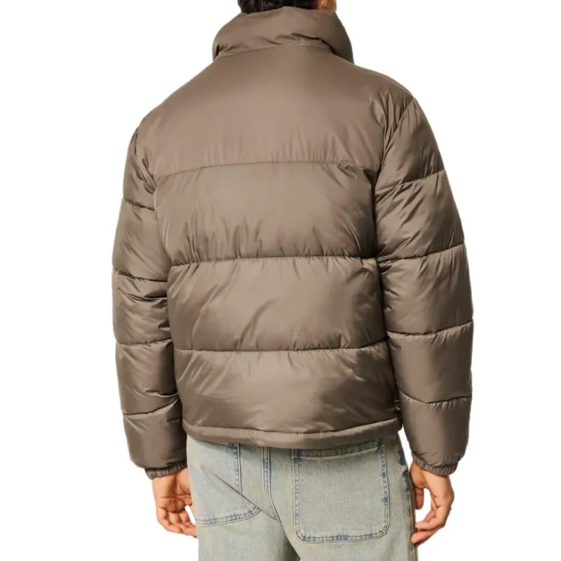 Hollister Puffer Jacket Men's Brown-2