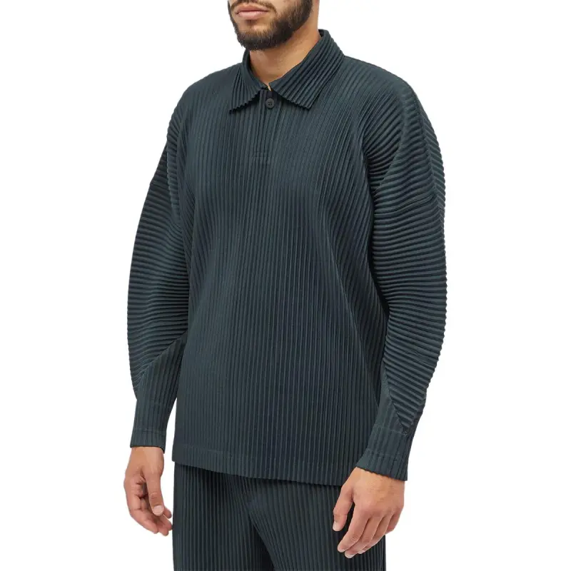 Homme Plissé Issey Miyake Sweater Men's Gray-4