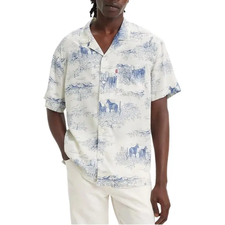 Levis Shirts Men White-1