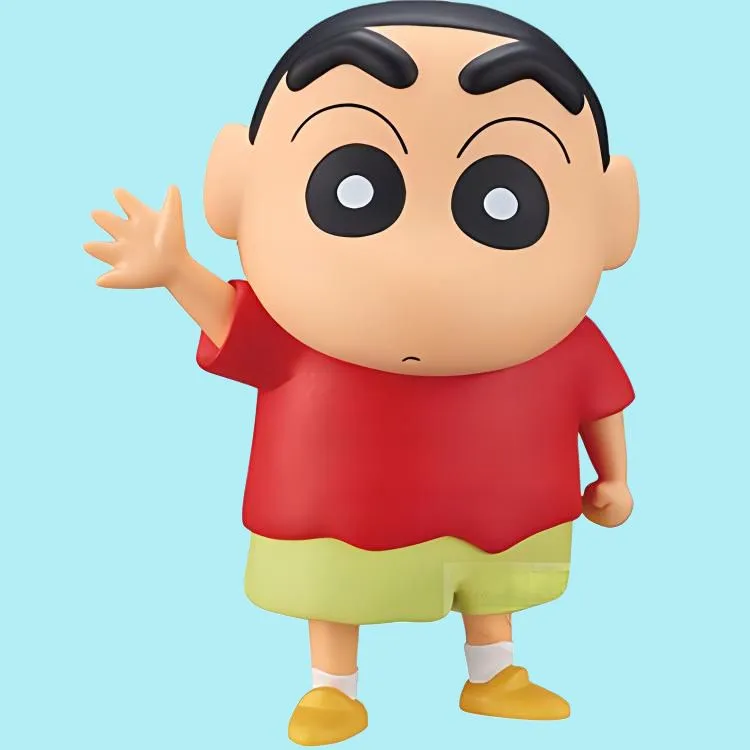 BANPRESTO Wild Field Shinji Crayon Shin Chan Soft Vinyl Figure Reissued Version Bonus Gifts 18cm-1