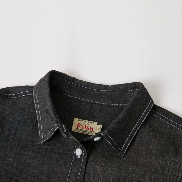 EVISU Shirts Women's Denim Blue-2