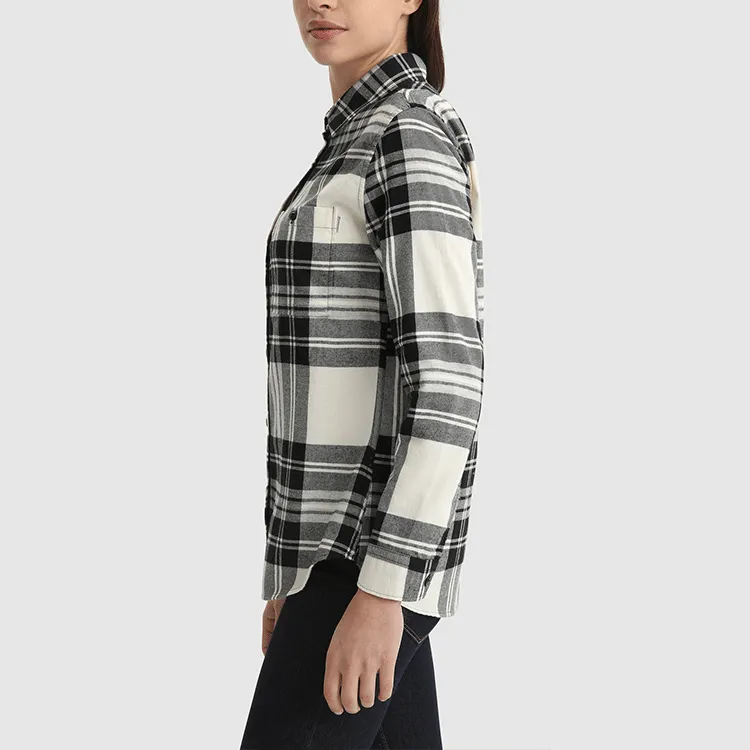WOOLRICH Shirts Women's Black/White-3