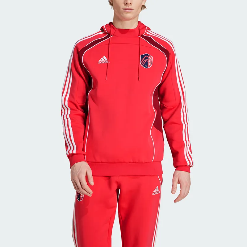 Adidas Free Shipping With AdiClub St. Louis City Sc Ubp Travel Hoodie-1