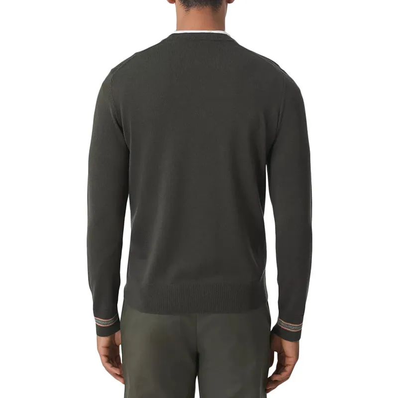 Burberry Sweater Men's Olive Green-2