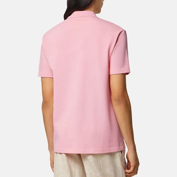 VERSACE Polo Shirts Men Pink-2