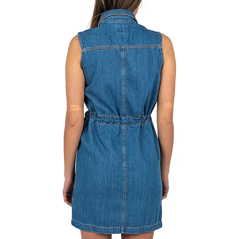 Pepe Jeans Sleeveless Dress Women's Blue-1