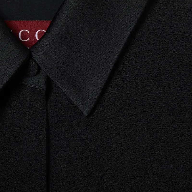 GUCCI Drop Shoulder Belted Waist Jumpsuit-5