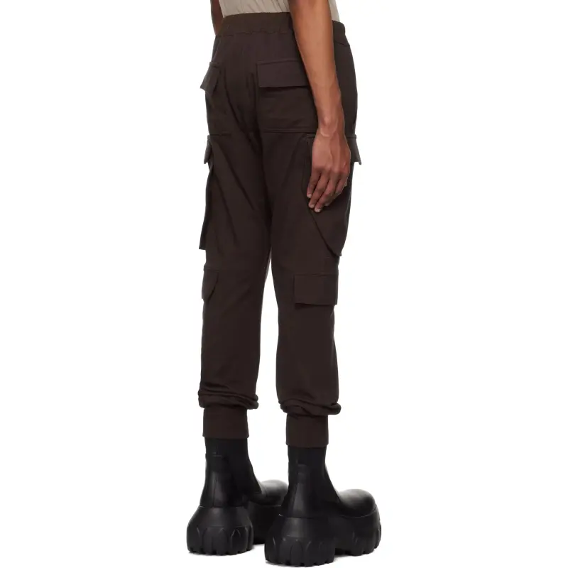 RICK OWENS/RO Cargo Pants Men's Dark Brown-1