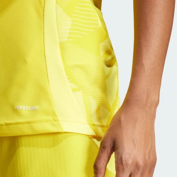 Adidas TIRO Soccer Jerseys Women's Yellow-5