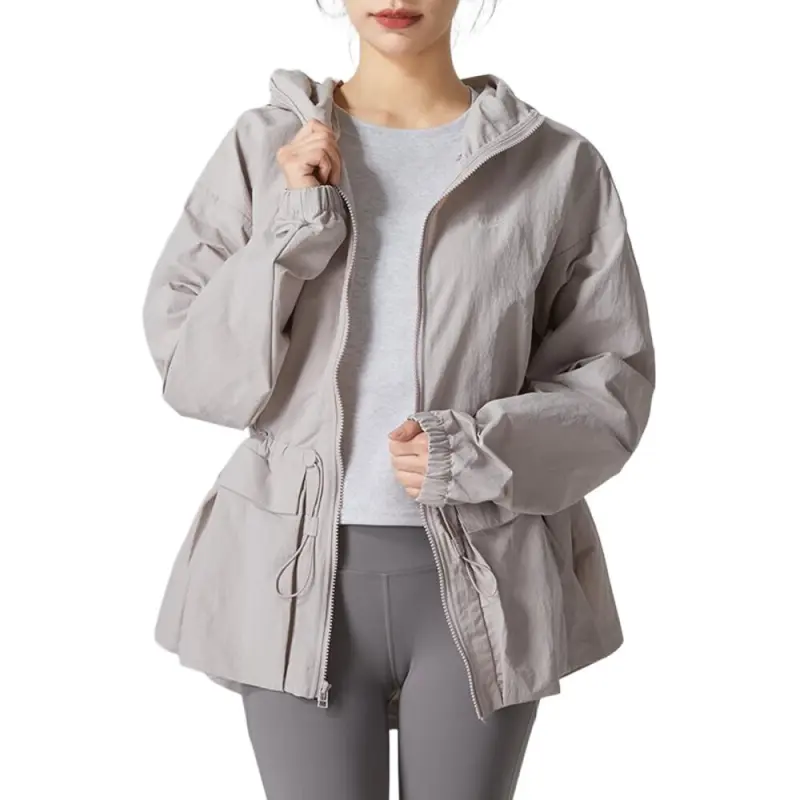 Nike Sportswear Everything Wovens Jackets & Coats Women's White Gold Purple-1