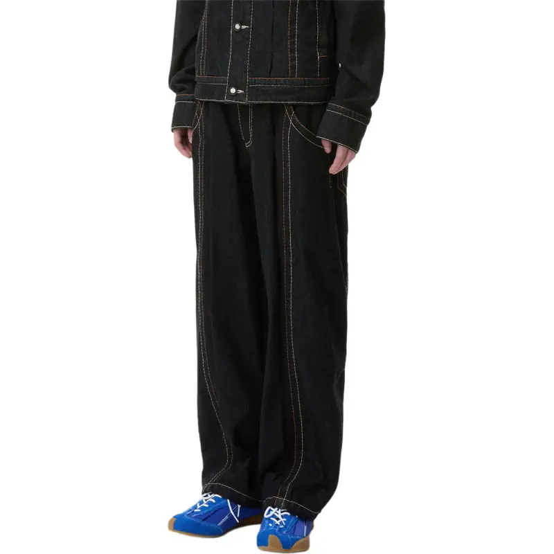 ADER ERROR FW24 Jeans Unisex Black-4