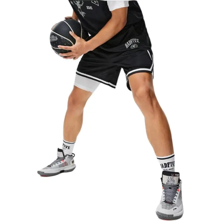 LiNing Badfive Sports Shorts Men's Black-2
