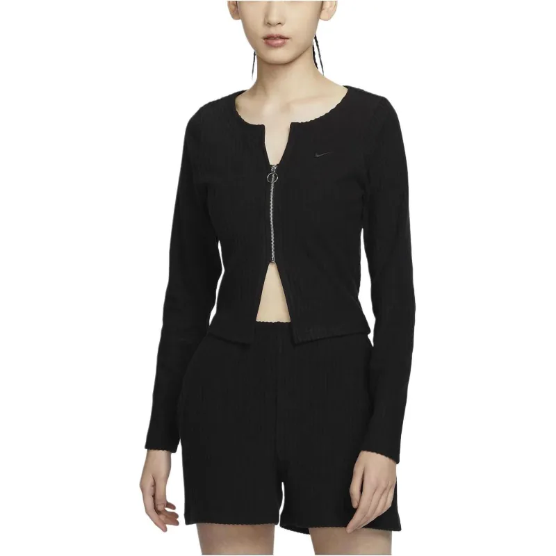 Nike Sportswear Chill Knit Knitwear Women's Black-2