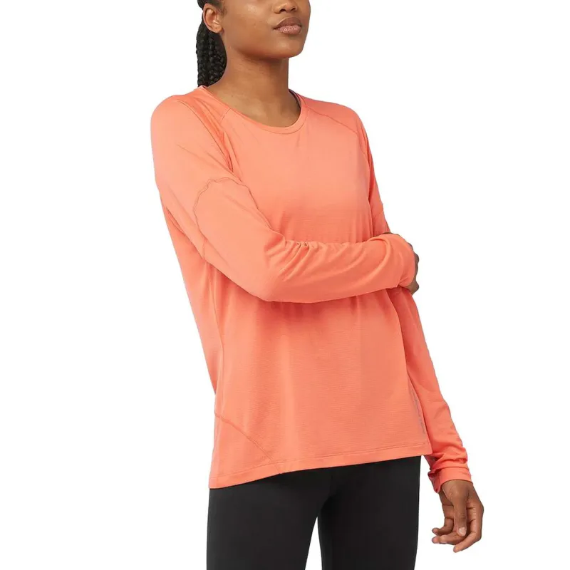 SALOMON T Shirts Women's Coral-2