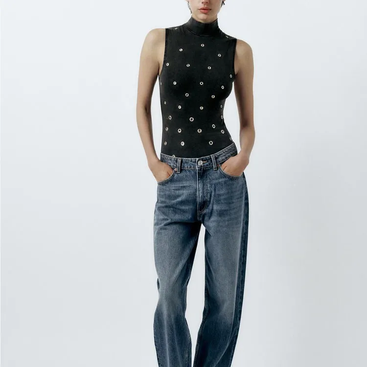 ZARA Bodysuits Women's Dark Gray-2