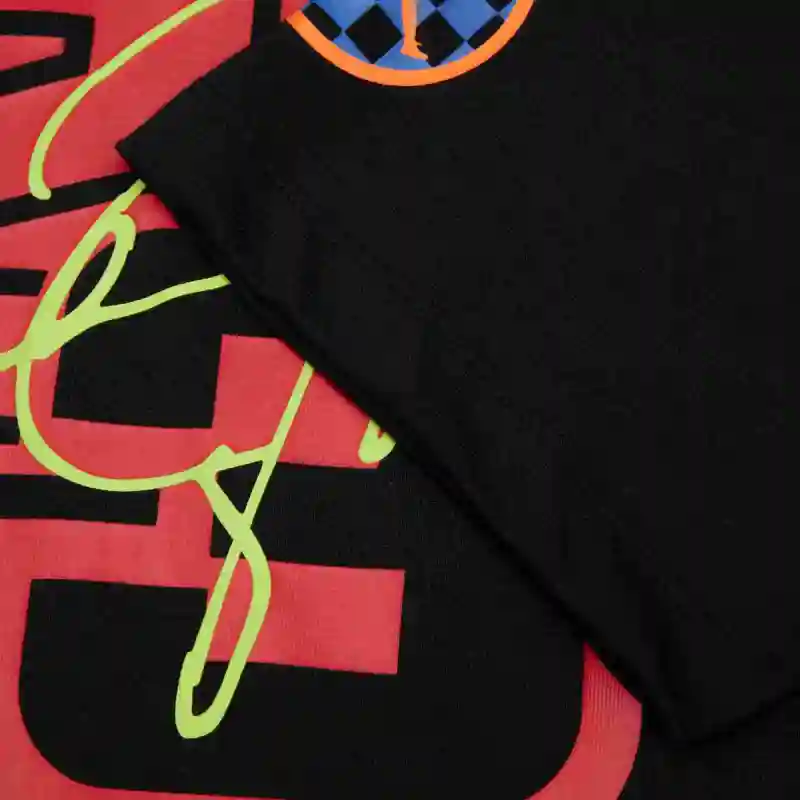 Jordan Numeric Printing T Shirt Men's Black-3
