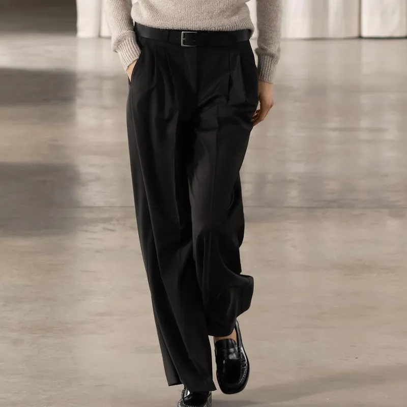 ZARA Casual Pants Women's Brown-2