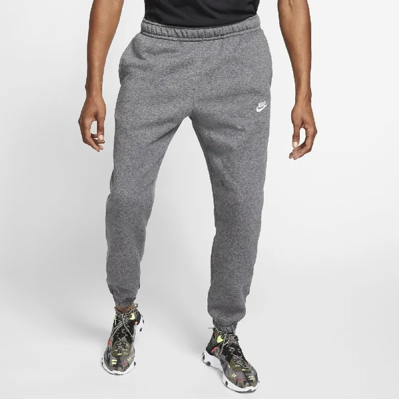 Nike Casual Sportswear Men Clothing Sets Black Top+Gray Bottom-3