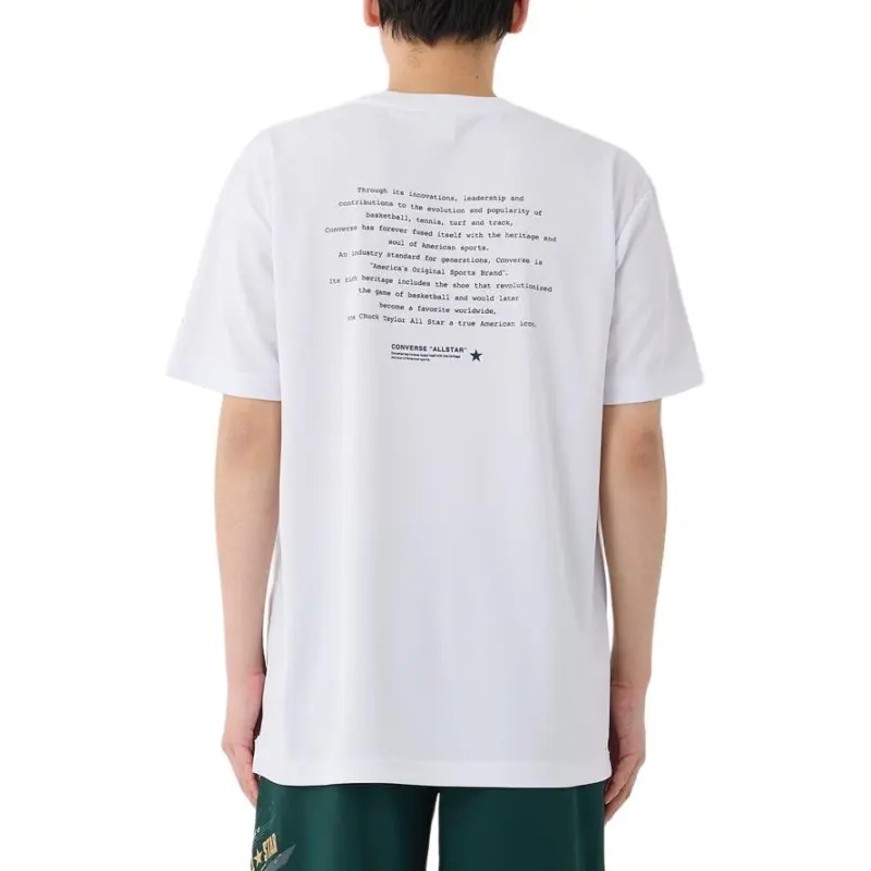 Converse All Star T Shirts Unisex White-4