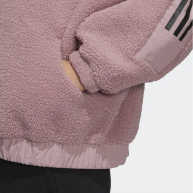 Adidas 3-Stripes Jacket Women's Purple Pink-4