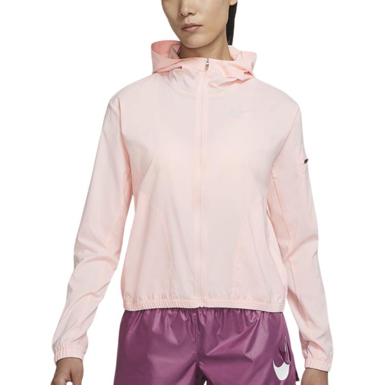 Nike light pink jacket hotsell