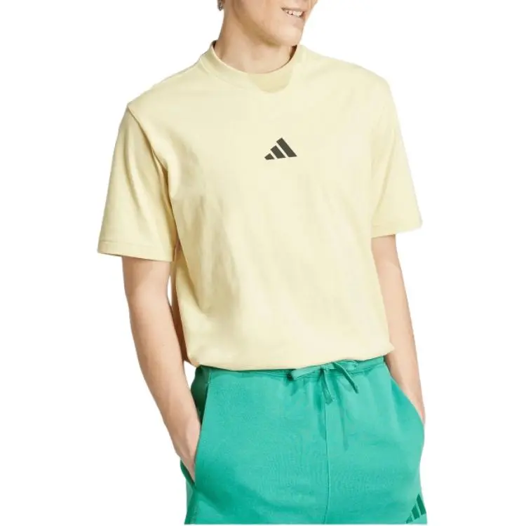 Adidas Clothing T Shirts Men Yellow-2