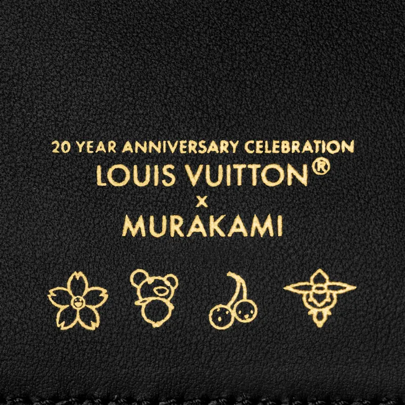 LOUIS VUITTON X Takashi Murakami Lou Wallet Black Multicolored-5