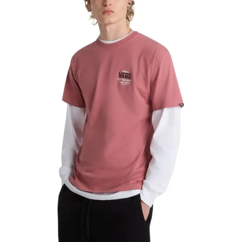 Vans T Shirts Men Pink-2