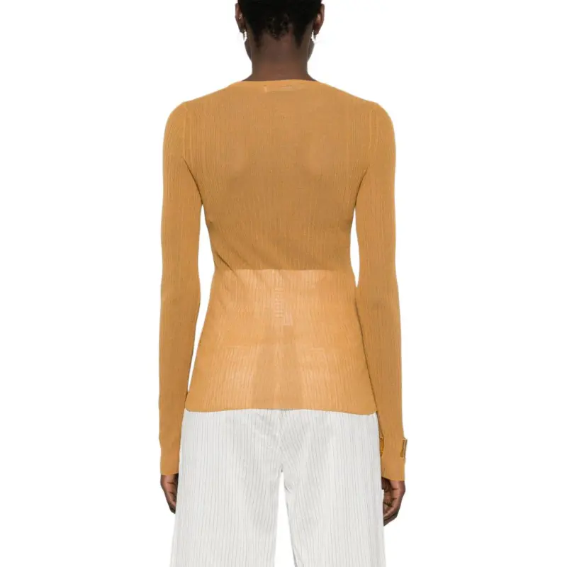 MaxMara Saggina V Neck Long Sleeved Jumper-3