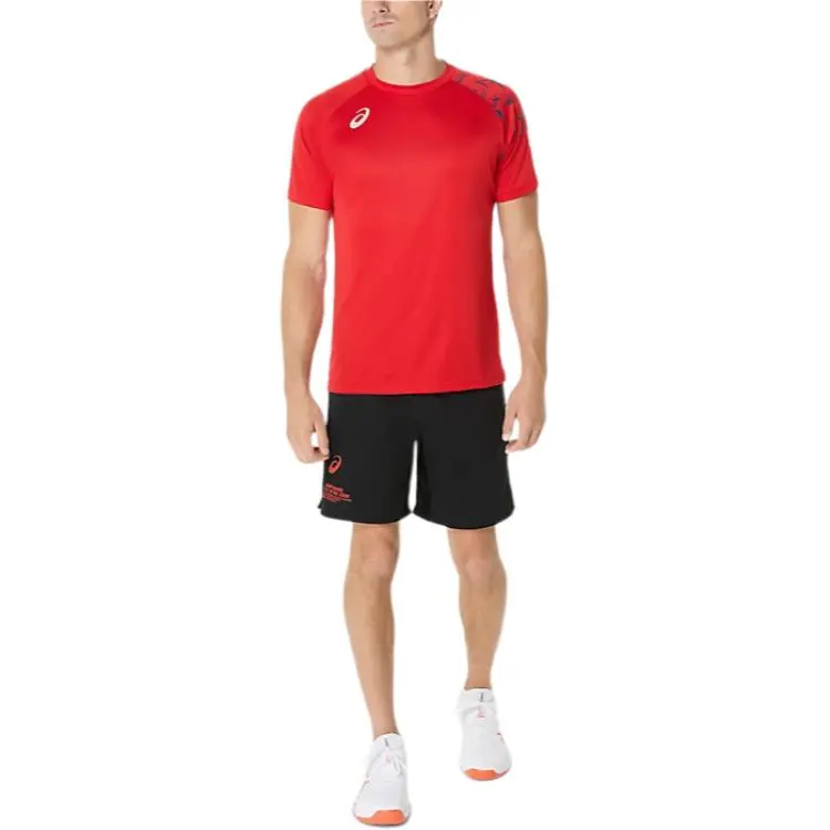 Asics T Shirt Men's Blazing Red-3