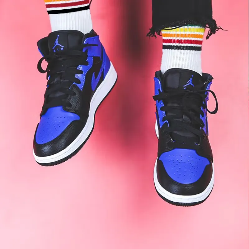 Jordan 1 Mid Hyper Royal GS-1