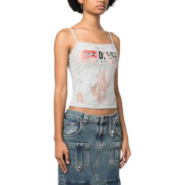 DIESEL Camisoles Women's Gray-4