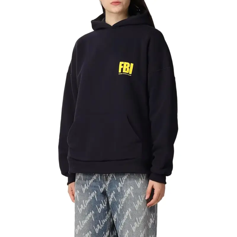 Balenciaga Drawstring Reversible Hoodie-4