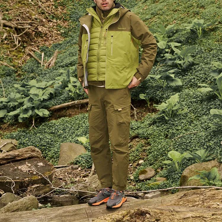 Timberland Waterproof And Windproof Windbreaker Jacket Men's Army Green-2