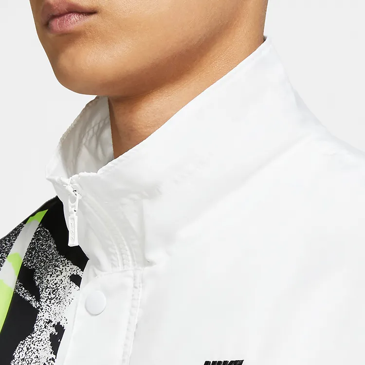 Nike Jackets Men White Light Blue-5