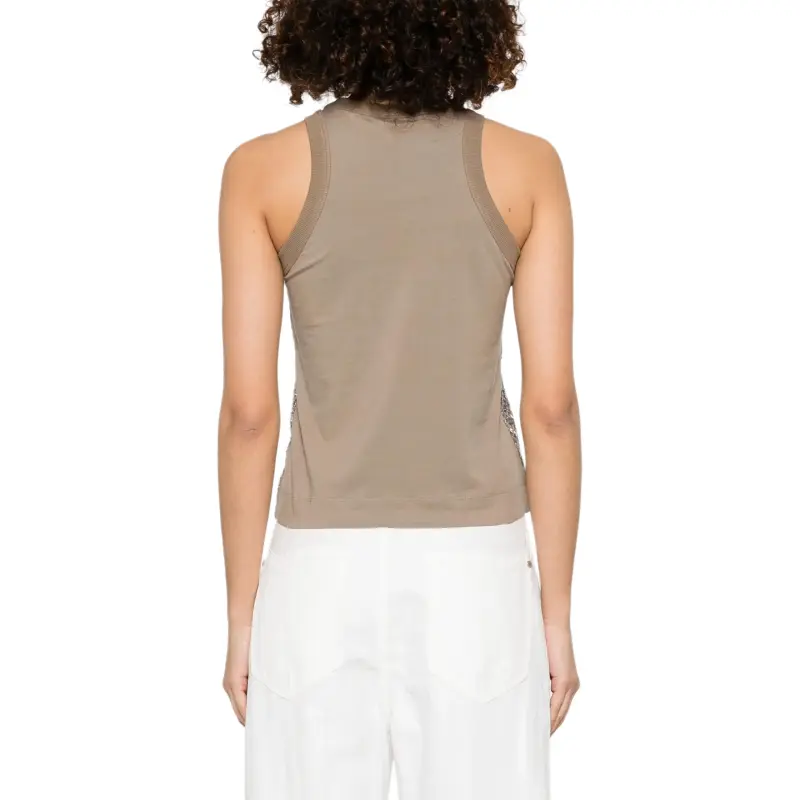 Brunello Cucinelli Sequinned Tank Top-2