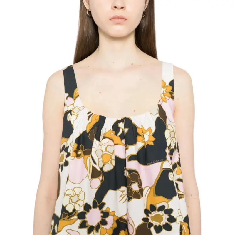 Zimmermann Maxine Cropped Top-4
