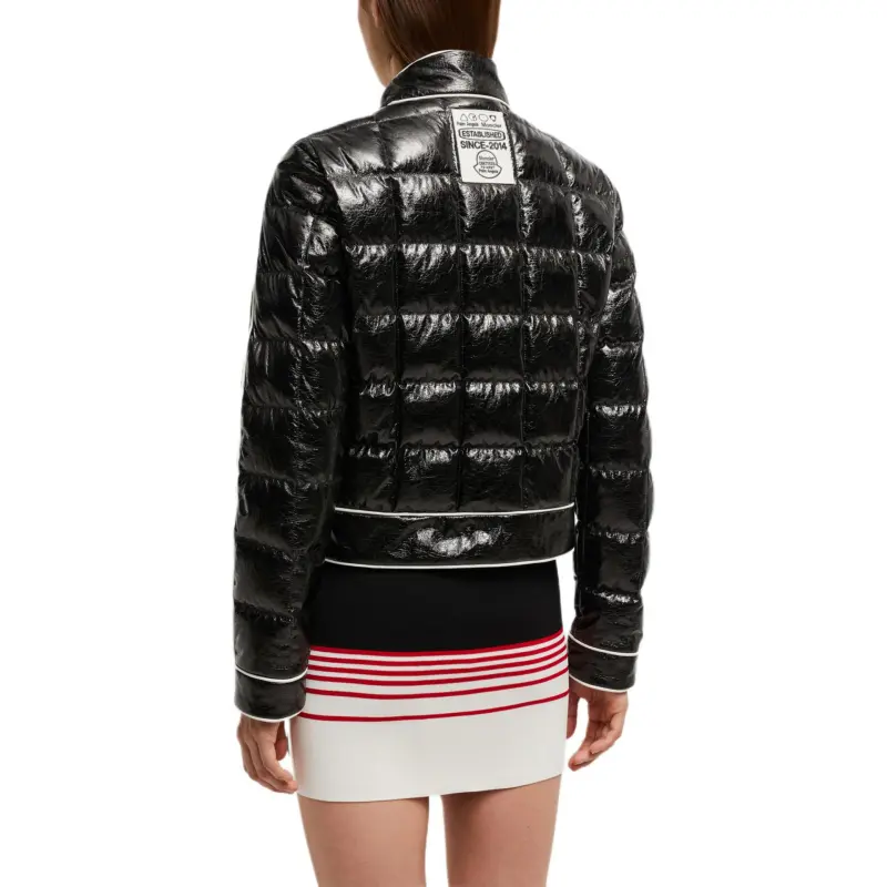 MONCLER GENIUS x PALM ANGELS Palm Angles Collaboration Collection FW24 Flykra Down Jacket Women's Black-3