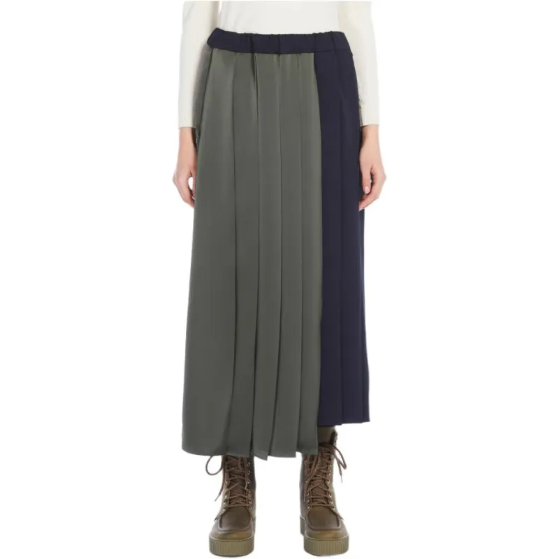 WEEKEND MaxMara Managua Asymmetric Pleated Skirt-1
