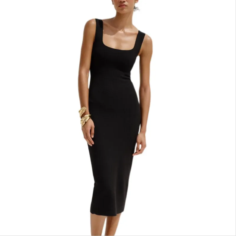 ZARA Sleeveless Dress Women's Black-2