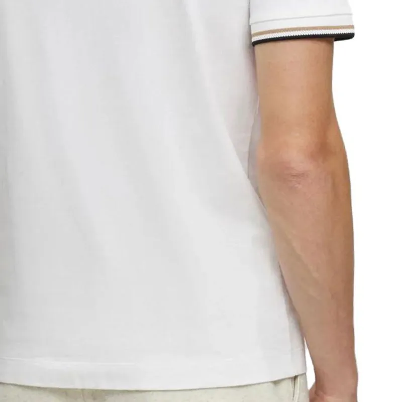 HUGO BOSS Stripe Trim Crewneck T Shirt-5