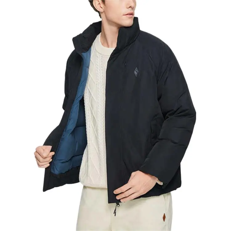 Skechers Yazhuan Series Down Jacket Men's Carbon Black-3