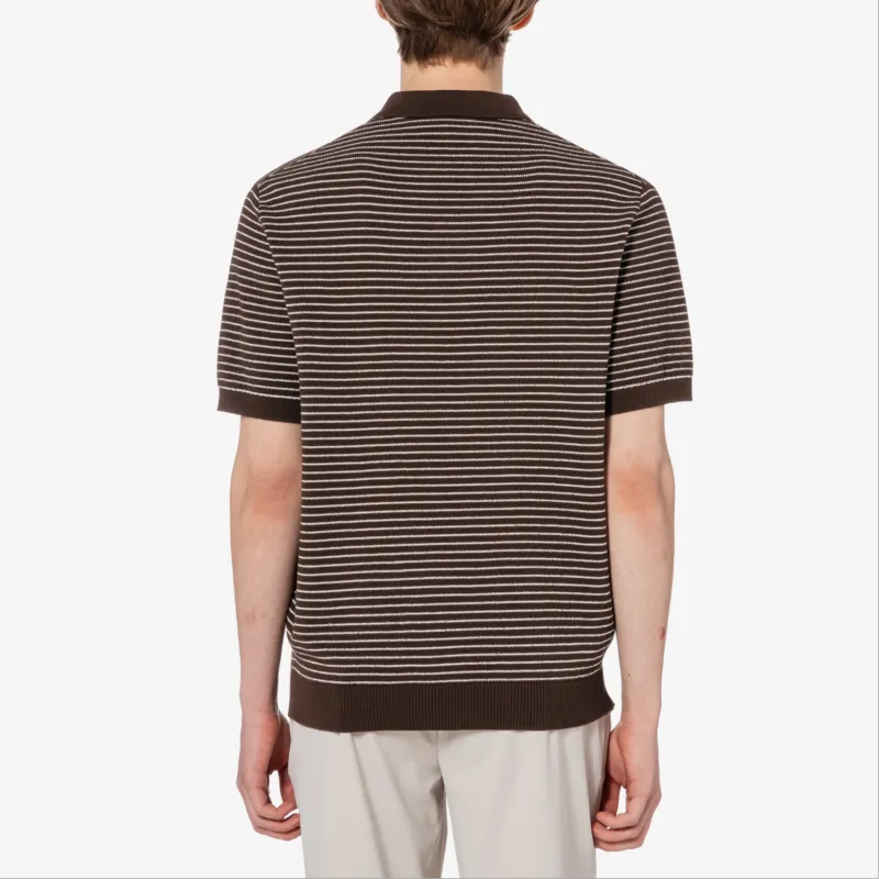 LACOSTE Polo Shirts Men Brown-2