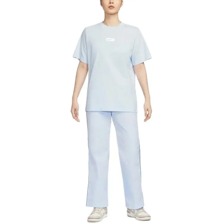 Nike T Shirt Women's Light Blue-2