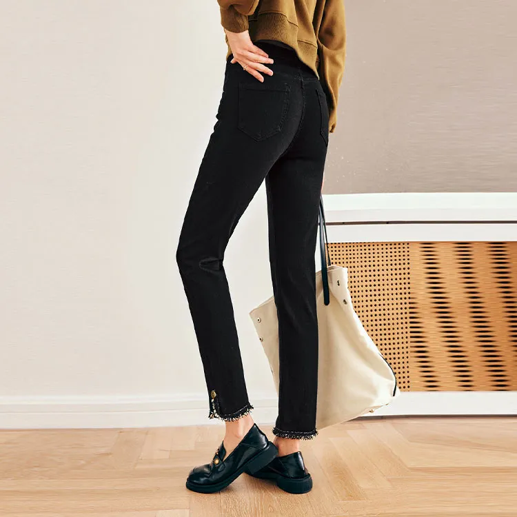 Olrain Jeans Women's Black-2