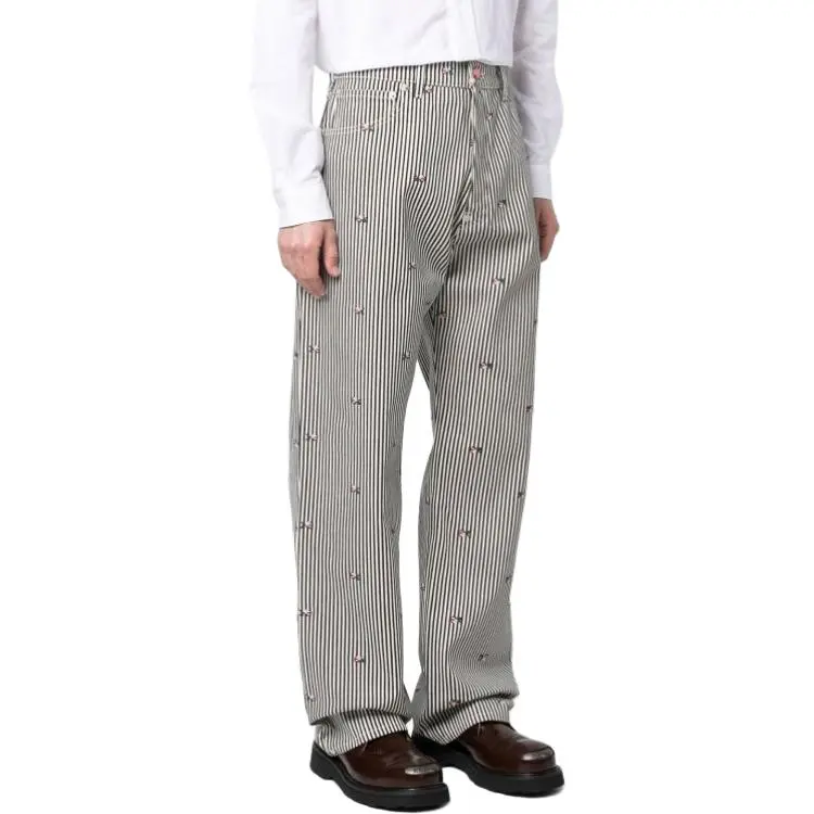 KENZO Floral print Straight leg Jeans-3