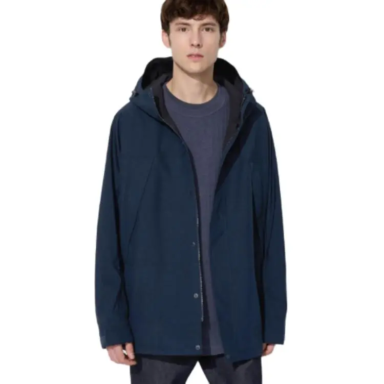 UNIQLO Jackets Coats Men's Navy Blue-2